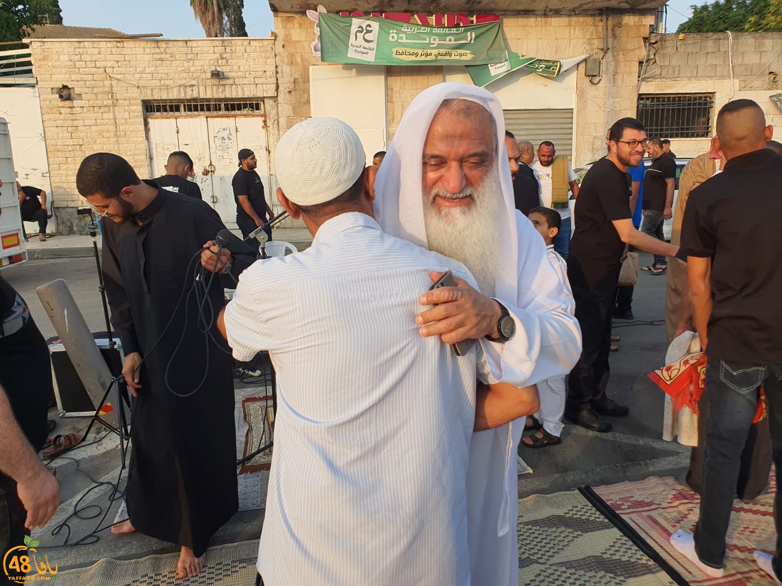 فيديو صلاة عيد الأضحى المبارك من ساحة المسجد الكبير باللد موقع يافا